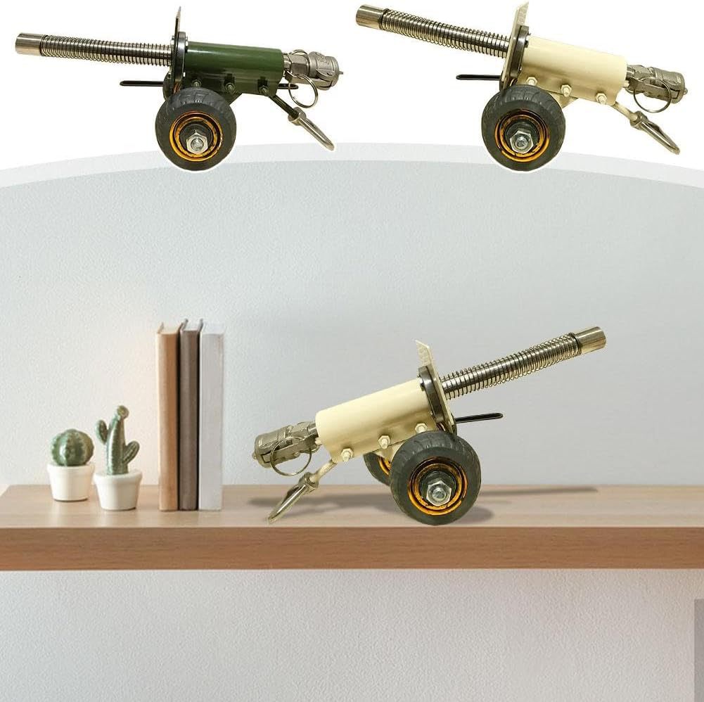 Firecracker Artillery Cannon Stainless Steel Mini Cannon-Military Model Collection