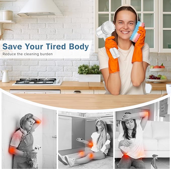 Multifunctional Brush, Long Lasting Batterry