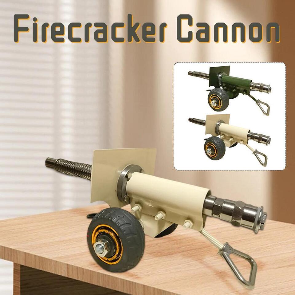 Firecracker Artillery Cannon Stainless Steel Mini Cannon-Military Model Collection